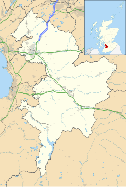 Auchencloigh Castle is located in East Ayrshire