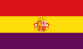 Bandera estatal de la Segona República Espanyola.