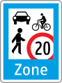 9e: Residential mixed traffic area