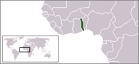 Locatie van Republique Togolaise