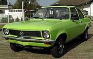 Opel Ascona (1973–1975), Frontansicht