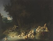 Rembrandt van Rijn, Diana with Actaeon and Callisto, 1634/1635