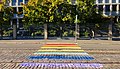 Regenboogpad voor de Russische ambassade in Helsinki (Finland); 2013