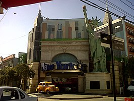 Casino New York in het centrum van San Luis