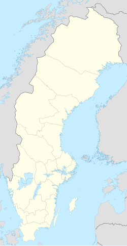 Lund trên bản đồ Thụy Điển