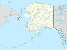 Yакутат на мапи Аљаске