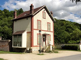 The cottage in Valmondois where Daumier lived in his later years working on his Don Quixote paintings.