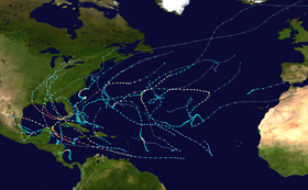 imagem ilustrativa de artigo Temporada de furacões no oceano Atlântico de 2005