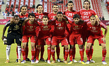 アル・アラビSCの選手たち（2011年11月）
