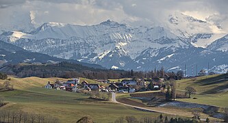 View of Gurtendörfli (Switzerland)