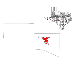 Location of Kerrville, Texas