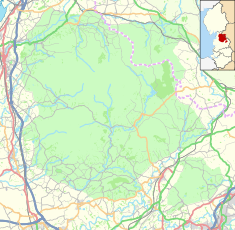 Sawley Abbey is located in the Forest of Bowland