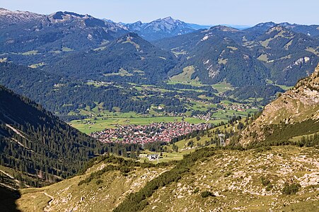 Oberstdorf und Ifenmassiv-Gottesackerwände, Illertal