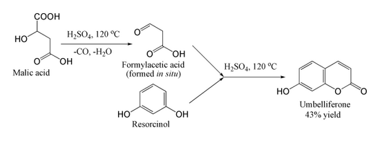 Synthese van umbelliferon