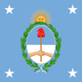 Estandarte presidencial de Argentina, utilizada desde 1904.