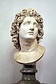 Busto de Alejandro Magno como Helios. Museos Capitolinos, Roma.