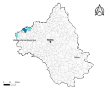 Causse-et-Diège dans l'intercommunalité en 2020.