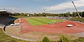 Haupt- und Stehplatz-Tribüne im August 2013