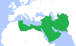 Đế quốc Abbasid vào thời điểm rộng lớn nhất, 850.