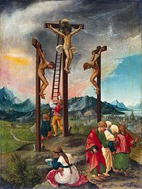 Albrecht Altdorfer (1480-1538), Christ en croix.