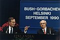 Image 51Bush and Gorbachev at the 1990 Helsinki summit. (from 1990s)