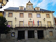 Casa Consistorial, sede del Ayuntamiento de Cercedilla