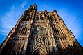 Fasada stolnice v Strasbourgu