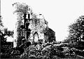 Les ruines du château de Rustephan à Nizon près de Pont-Aven au début du XXème siècle