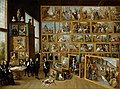 „Erchercogas Leopoldas Vilhelmas savo paveikslų galerijoje Briuselyje“ (1650-52, Meno istorijos muziejus, Viena)