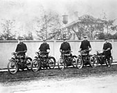 Nassau County Deputy Sheriff's Patrolling on Motorcycles, Cira 1911.[10]