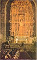 Espectáculo de india exorcizada en Guapulo. Miguel de Santiago, 1646. Santuario de Guápulo, Quito.