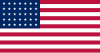 דגל ארצות הברית עם 35 כוכבים