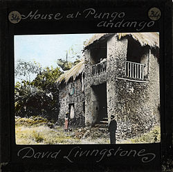 Altes Steinhaus in Pungo Andongo, in dem David Livingstone 1855 einige Zeit verbrachte