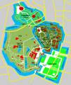 Map of the Imperial Palace and surrounding Gardens