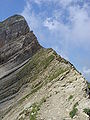 Vue du sommet du pic de Jallouvre depuis le col du Rasoir.