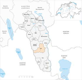 Karte von Auw