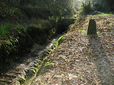 Entrada da antiga mina na Azúmara (Castro de Rei)