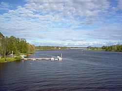 Oulujoki folyó Laanila-nál