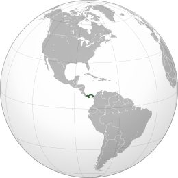 Panama - Localizzazione