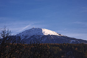 Patscherkofel depuis Innsbruck