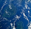 Поглед към Фиджи от космоса.