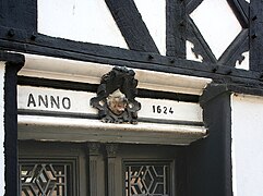 Sayn: wooden lintel of house Abteistraße 32