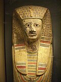Sarcofago del faraone Initef, marito di Haankhes, al Museo del Louvre.