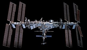 ISS am 8. November 2021, aufgenommen von einem Astronauten von SpaceX Crew-2