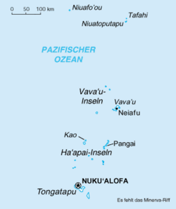 D Laag vo Tongatapu im Süde vo de Tonga-Insle
