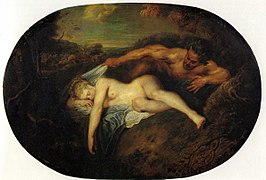 Jupiter und Antiope (Watteau)