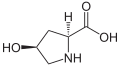 Deutsch: Struktur von (2S,4S)-4-Hydroxyprolin English: Structure of (2S,4S)-4-Hydroxyproline