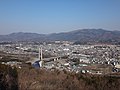 展望台から見た大霧山・丸山