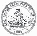 Seal of Territory of Arizona (1864–1890)
