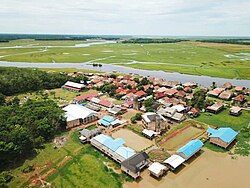 Village of Bangsal on a swamps